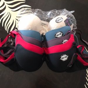 Cotton Bras set of 5 colors